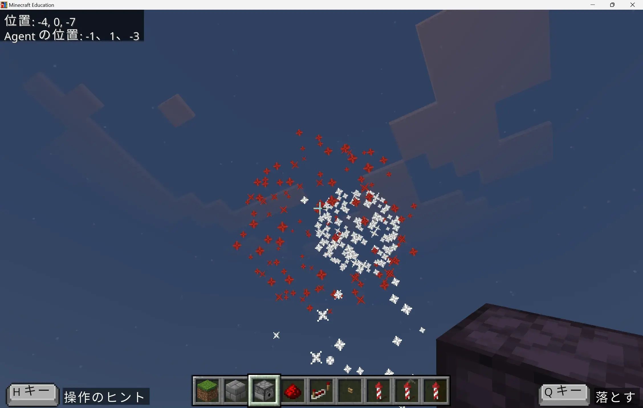 体験授業で子供たちが作った作品