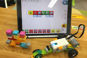 体験授業で子供たちが作った作品