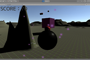 生徒のみなさんがUnityでプログラミングをして作成したゲーム